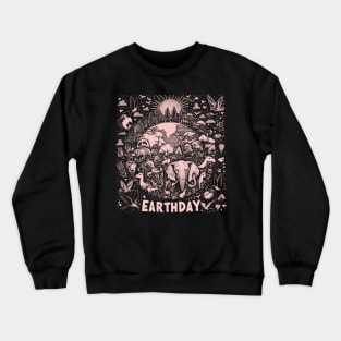 Earth day Crewneck Sweatshirt